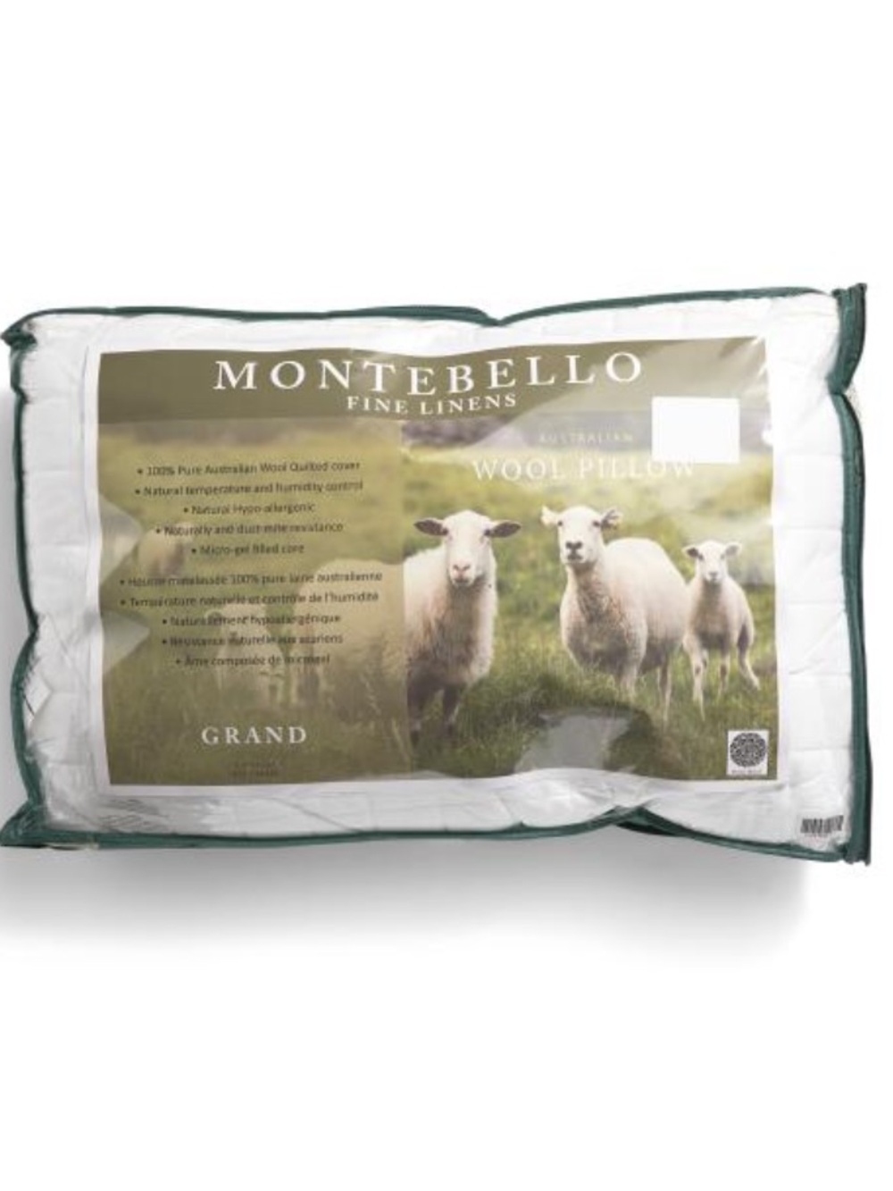 MONTEBELLO White Wool Pillow